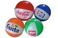 bedruckte Strandballe