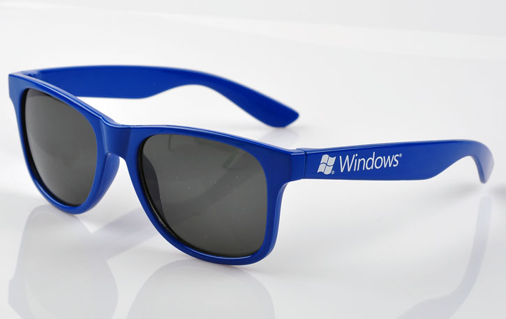 Wayfarer Sonnenbrille mit aufdruck